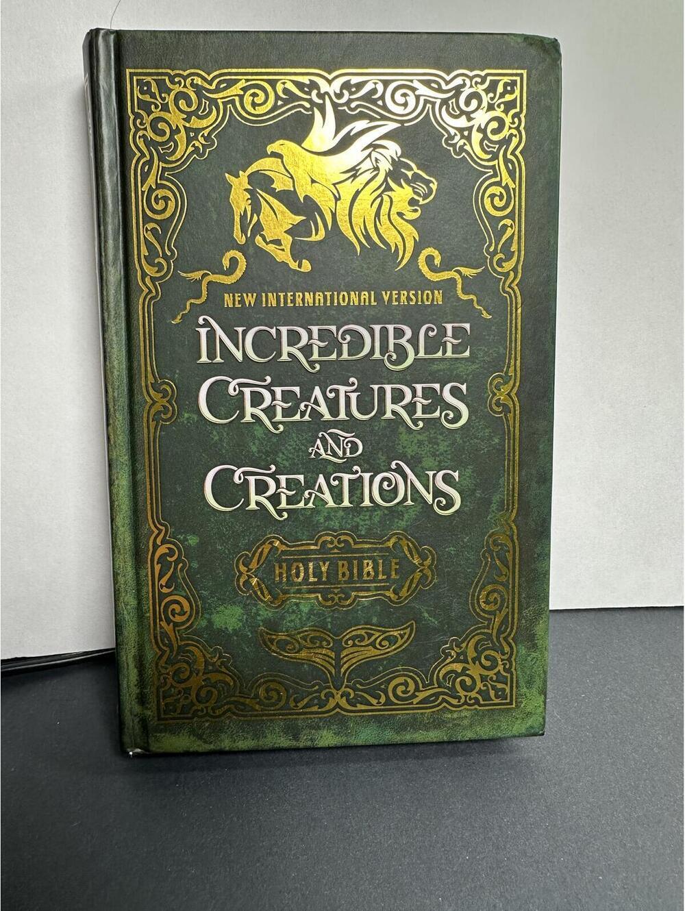 NIV Incredible Creatures And Creations Holy Bible Hardcover 2018 Illustrated